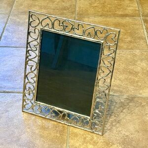 Michael Aram Silver Dancing Hearts Picture Frame 8x10 photo